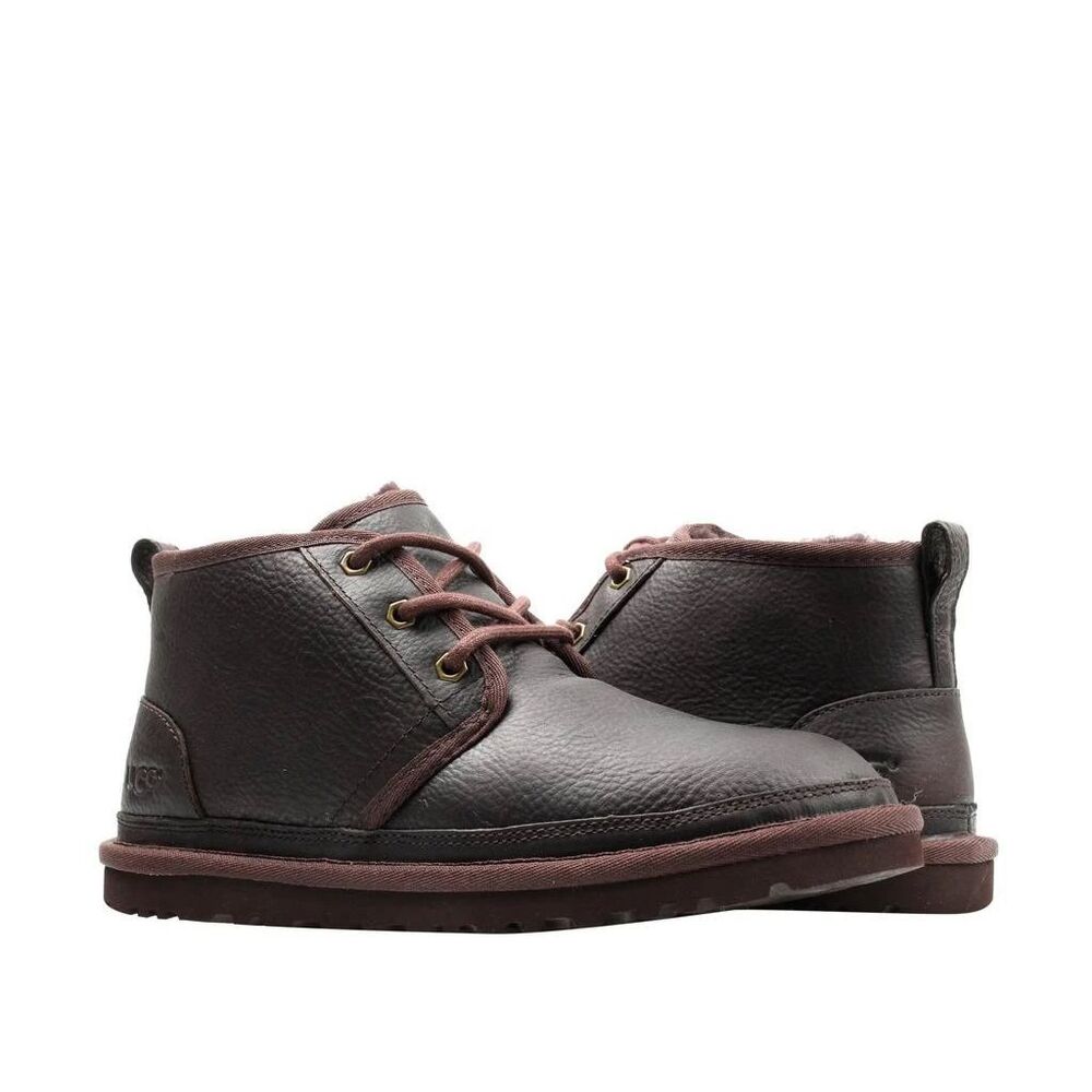 UGG Men's Australia Neumel Leather Brown China Tea Boot 9 $150